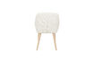 Miniature Dining chair in off-white polyester Loua 6