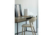 Miniature Dining chair leather look beige NOBLE 7