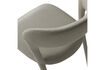 Miniature Dining chair leather look beige NOBLE 9