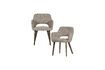 Miniature Dining Chair Natural Brown Wood MURAT 3