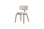 Miniature Dining chair Off White Travis Clipped