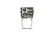 Miniature Dining chair with armrests in green fabric Ridge Kink Deco Symbols 6