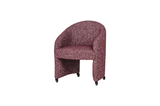 See the product profile dining chair with wheels burgundy melange Cordo Dining chair with wheels burgundy melange Cordo