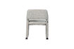 Miniature Dining chair with wheels grey fabric Lyric 6