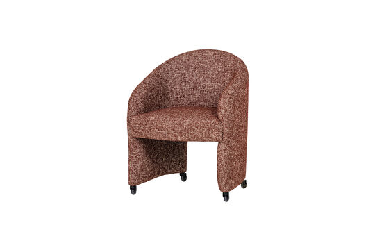 See the product profile dining chair with wheels rust brown melange CORDO Dining chair with wheels rust brown melange CORDO