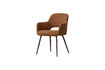 Miniature Dining chair woven fabric brown Jenny 1