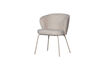 Miniature Dining Chair Woven Fabric Pebble ADMIT 1