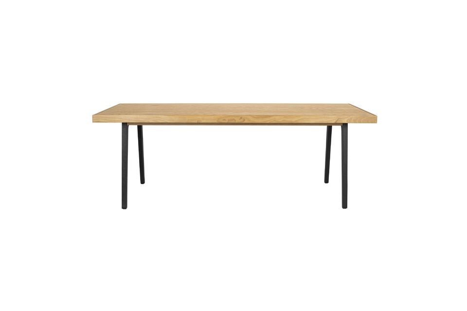 Dining table 220 cm brown wood Harvest Zuiver