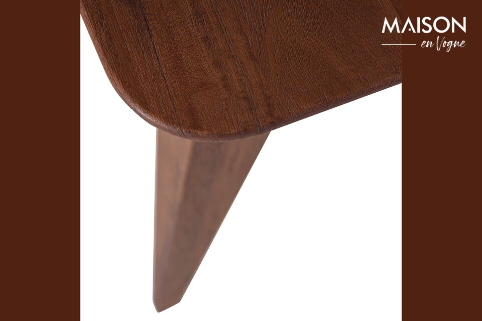 The design looks light, but stands firmly in any room