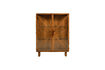 Miniature Display cabinet 2-doors natural mango wood KELLA 2