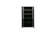 Miniature Display case 173x99 cm black metal EXHIBIT 4