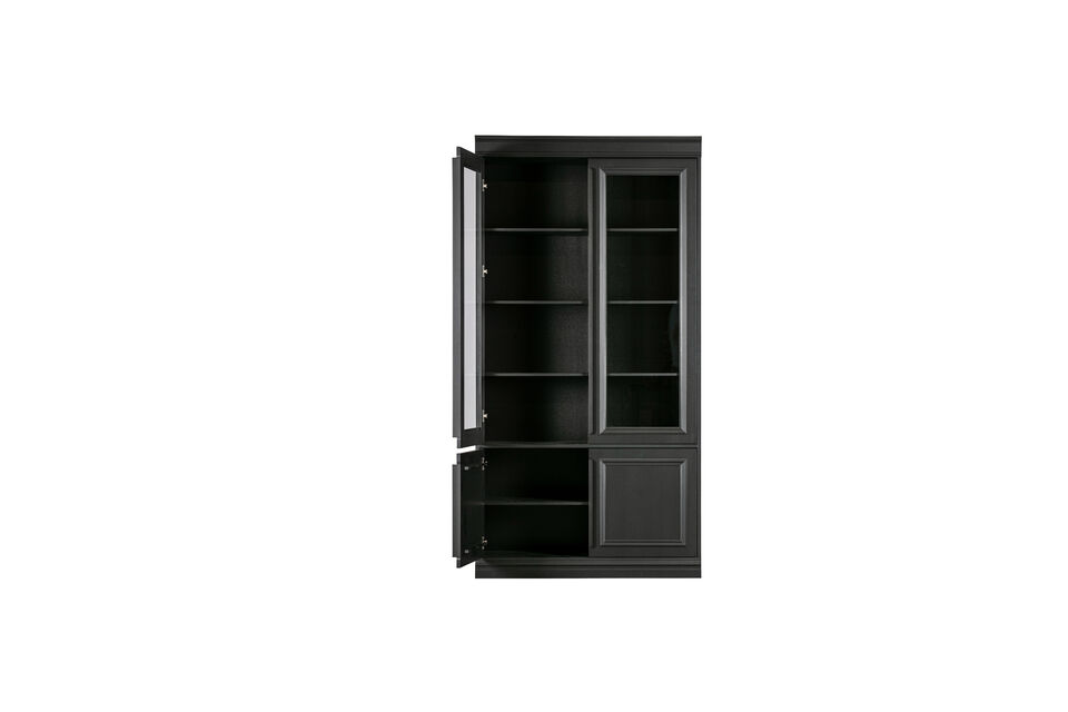 Classic display case with a modern twist Made from FSC-certified pinewood