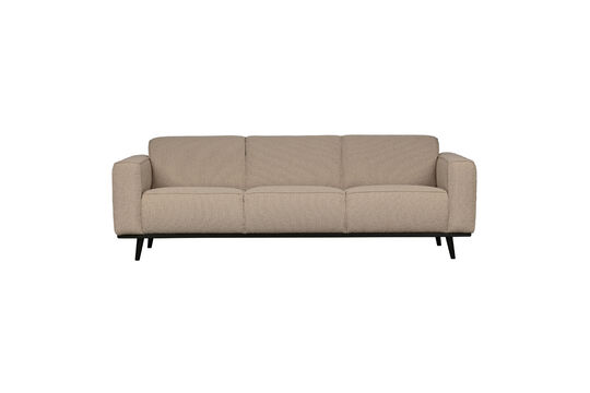 Divano 3 posti 230 cm bouclé beige STATEMENT Foto ritagliata