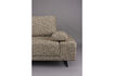 Miniatura Divano 3 posti con chaise longue sinistra in poliestere marrone Shelly 3