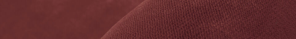 Materiali prima di tutto Divano 4 posti XL 230 cm Velluto Rosso Bordeaux Rocco