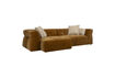 Miniatura Divano 4,5 posti con chaise longue sinistra in velluto ocra Hodge 2