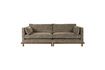 Miniatura Divano a 3 posti in tessuto marrone Blossom 1