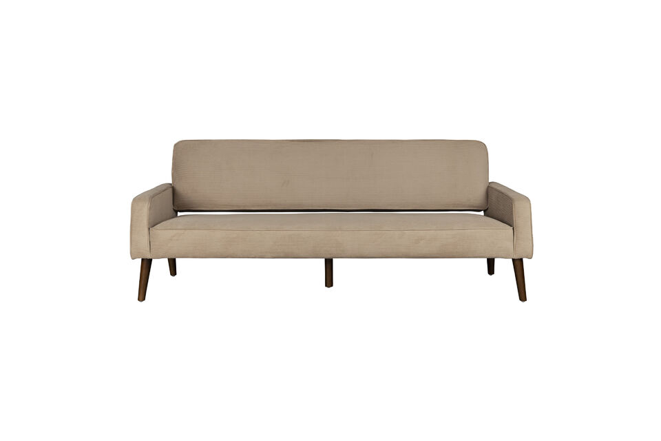 Divano a due posti in tessuto beige Preston DutchBone