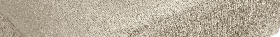 Materiali prima di tutto Divano angolare sinistro velluto strutturato buttermilk BEAN
