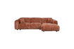 Miniatura Divano chaise longue destra ciniglia terra CLOUD 3