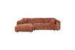 Miniatura Divano chaise longue sinistra ciniglia terra CLOUD 2