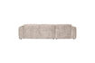 Miniatura Divano chaise longue sinistro ciniglia naturale CLOUD 4