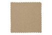 Miniatura Divano in tessuto effetto pelle di pecora beige Sara 2
