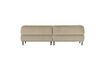 Miniatura Divano Lloyd a 4 posti in velluto beige 4
