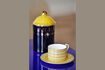 Miniatuur Donkerblauwe polyester salontafel Zig Zag 7