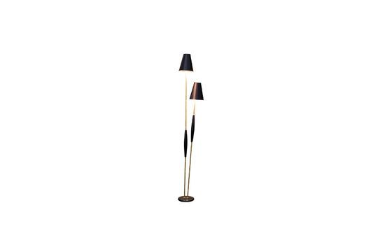See the product profile double black and gold metal floor lamp Double black and gold metal floor lamp