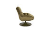 Miniatuur Draaibare fauteuil in groene stof Beefy 3