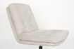 Miniatuur Draaibare fauteuil off white Kai 7