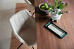 Miniatuur Draaibare fauteuil van beige stof Doulton 4