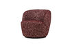 Miniatuur Draaifauteuil bordeauxrood melange SERRA 1