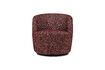 Miniatuur Draaifauteuil bordeauxrood melange SERRA 3