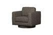 Miniatuur Draaifauteuil bouclé antraciet LAZY 1