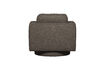 Miniatuur Draaifauteuil bouclé antraciet LAZY 4