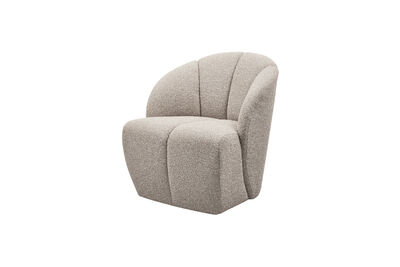Draaifauteuil bouclé beige melange MOJO
