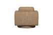 Miniatuur Draaifauteuil bouclé bruin LAZY 4