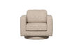 Miniatuur Draaifauteuil bouclé naturel LAZY 2
