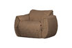 Miniatuur Draaifauteuil geweven chenille bruin BAGGY 1
