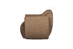 Miniatuur Draaifauteuil geweven chenille bruin BAGGY 3