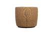 Miniatuur Draaifauteuil geweven stof Curry Melange SERRA 6