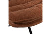 Miniatuur Draaifauteuil met hocker Bruin Kube 8