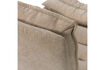 Miniatuur Draaifauteuil met hocker stof Naturel Kube 7