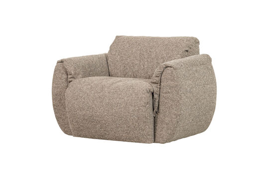 Drehsessel Webstoff Braun Melange BAGGY ohne jede Grenze