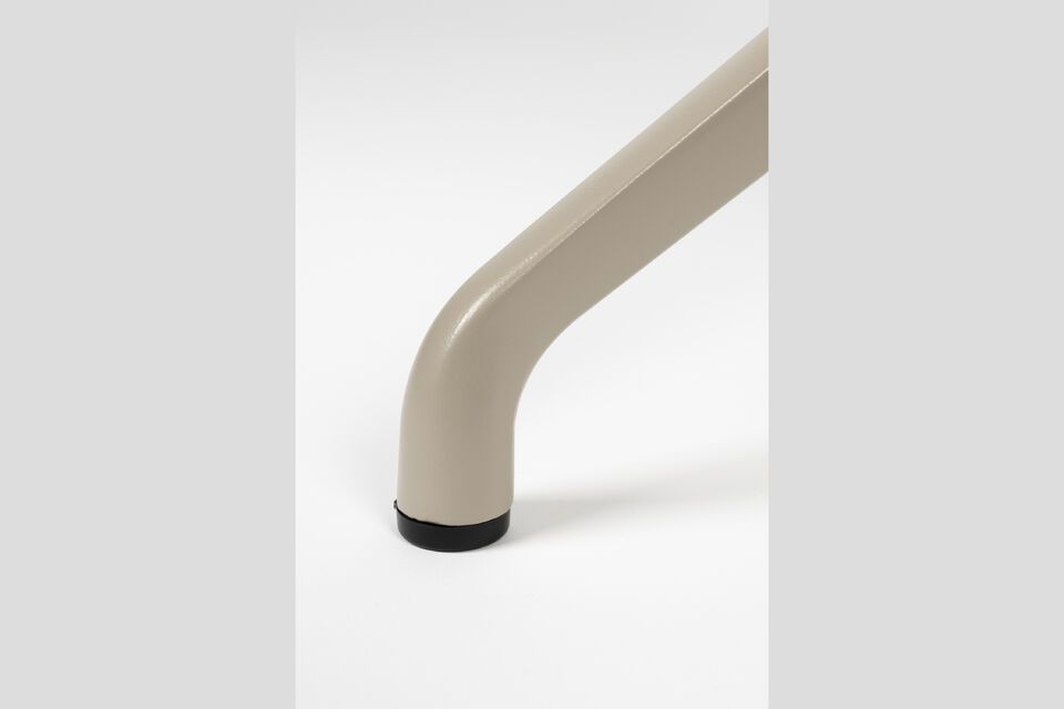 Drehstuhl aus taupefarbenem Stoff Albert Kuip - 10