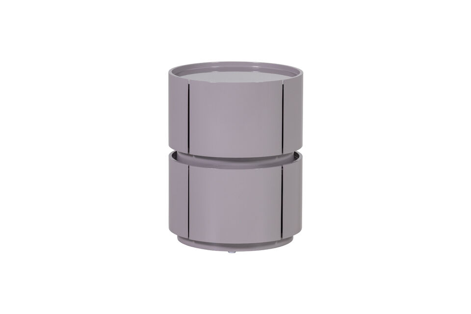 The light gray color suits various interiors and provides a calm look in your bedroom or living