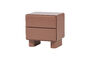 Miniature Dresser nightstand 57x57 cm glossy old pink MDF Lustra Clipped