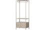 Miniature Dressing ouvert 70 cm en métal sable Ferris Détouré
